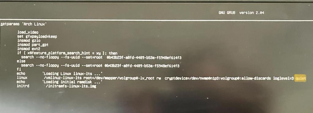 GRUB bootloader script for linux